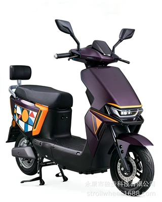 Elektrikli motosikletlər — City Riding, Balance Scooter - purple-60v20ah-lead-acid-battery