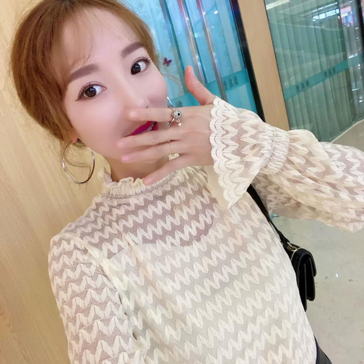 秋冬款假衣领白色立领搭配打底假领秋冬百搭假领子女半高领网纱