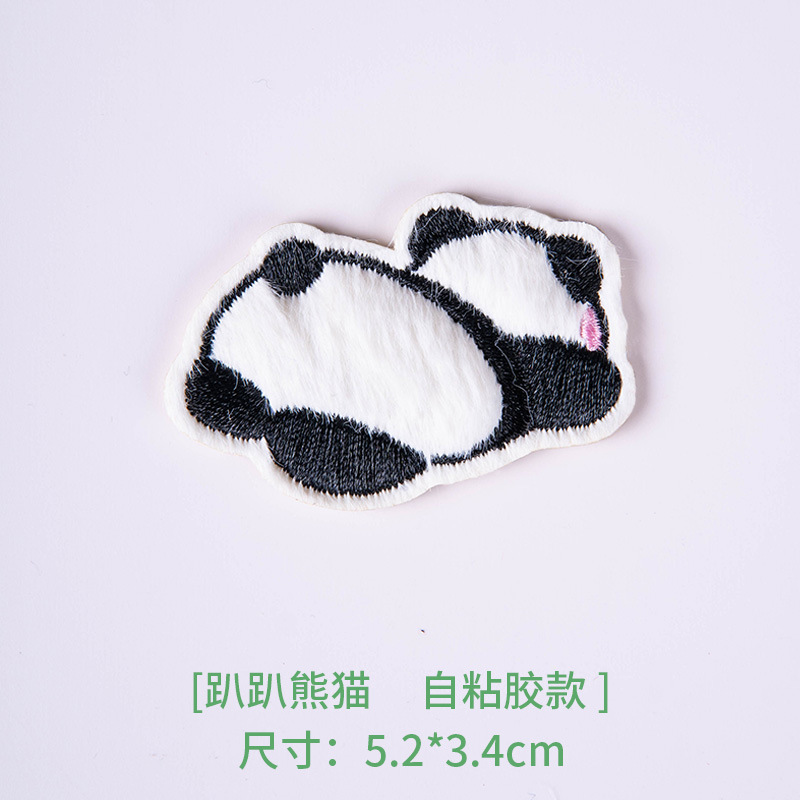 봉제 팬더 자기 접착 거짓말 곰 고양이