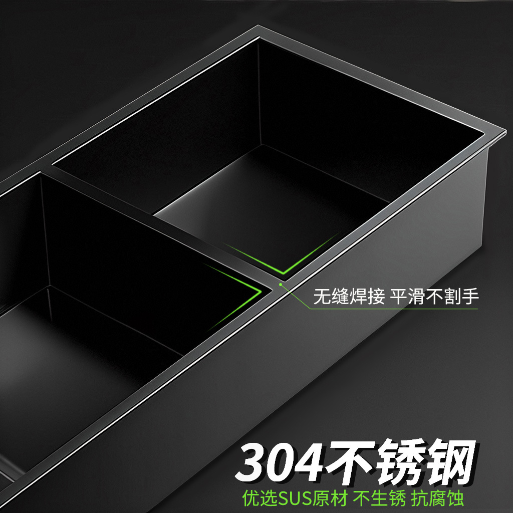 Acero inoxidable nicho incrustado ducha doble partición baño metal nicho Internet celebridad acabado baño estante