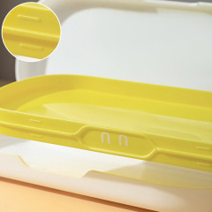 Printable logo stationery case pencil case pencil case DIY cream glue elementary school students high-value children plastic pen box