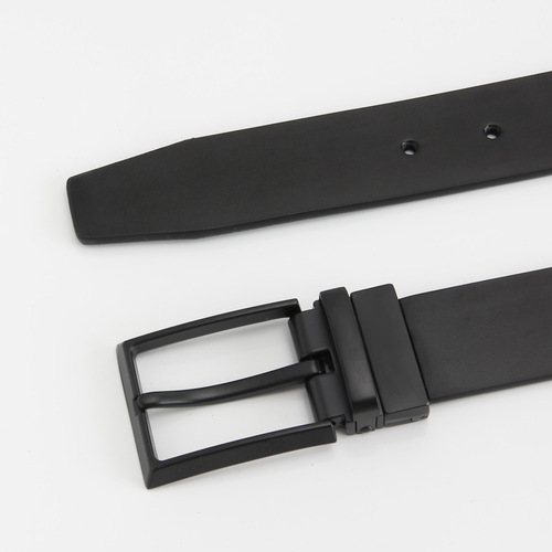 New 105 pattern split leather pin buckle belt Men's reversible leather casual fashion belt swivel buckle