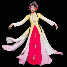 戏曲服装女新款古典舞舞蹈中国风民族剧目服俏花旦京剧越剧