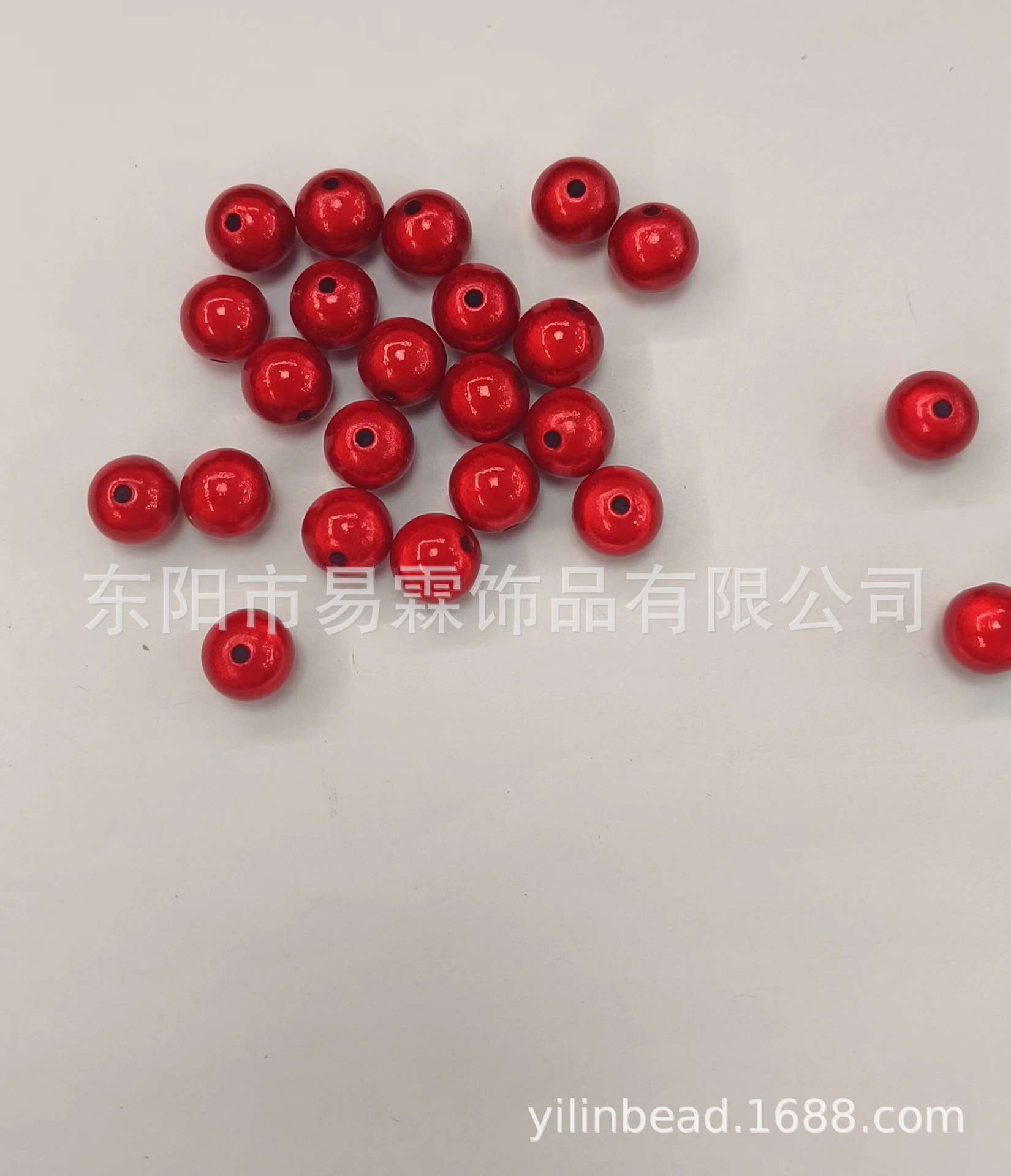 反射3d夢幻電球レーザービーズDIYブレスレットアクセサリー魔法珠通孔穿孔ビーズ散珠