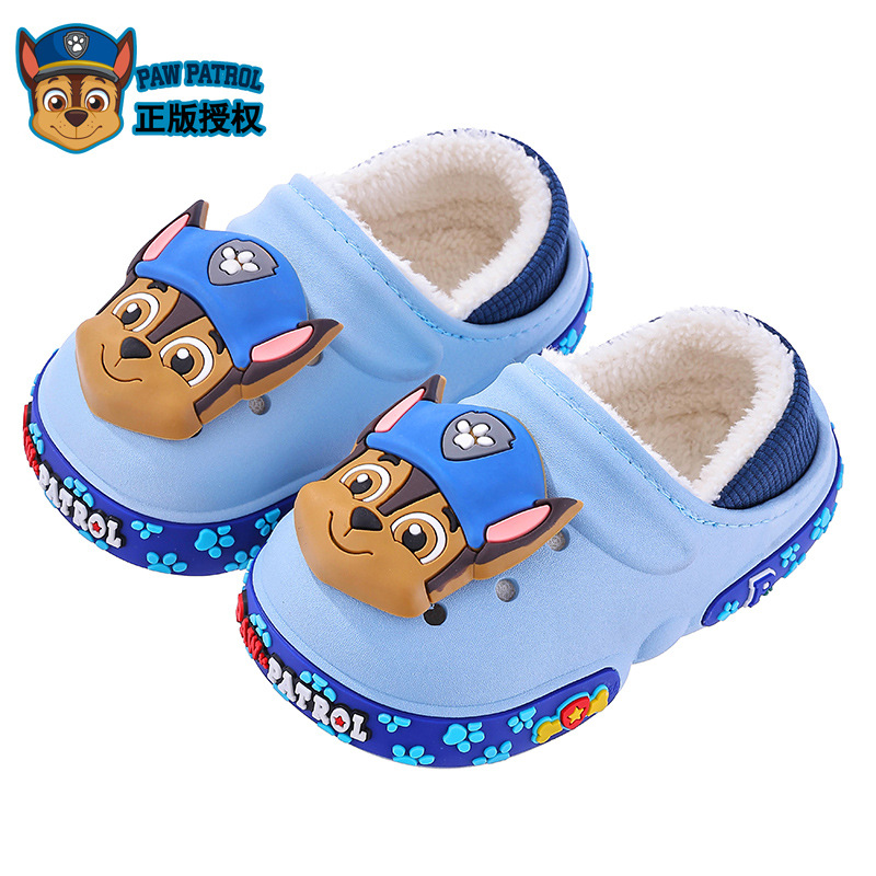 Paquetes de invierno para niños, zapatos de tacones de algodón para niños y niñas, zapatillas de algodón cálidas y impermeables para niños.