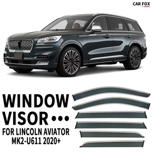 Lincoln Aviator üçün pəncərə deflektoru, arxa görüntü güzgüsü yağış qoruyucusu
