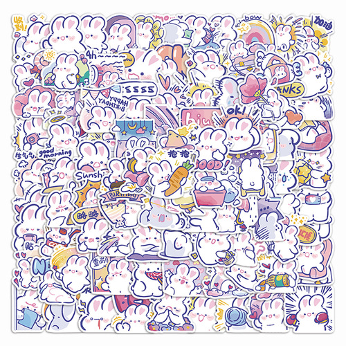Cross-border domestic graffiti stickers waterproof removable notebook skateboard luggage stickers large quantity can be negotiated