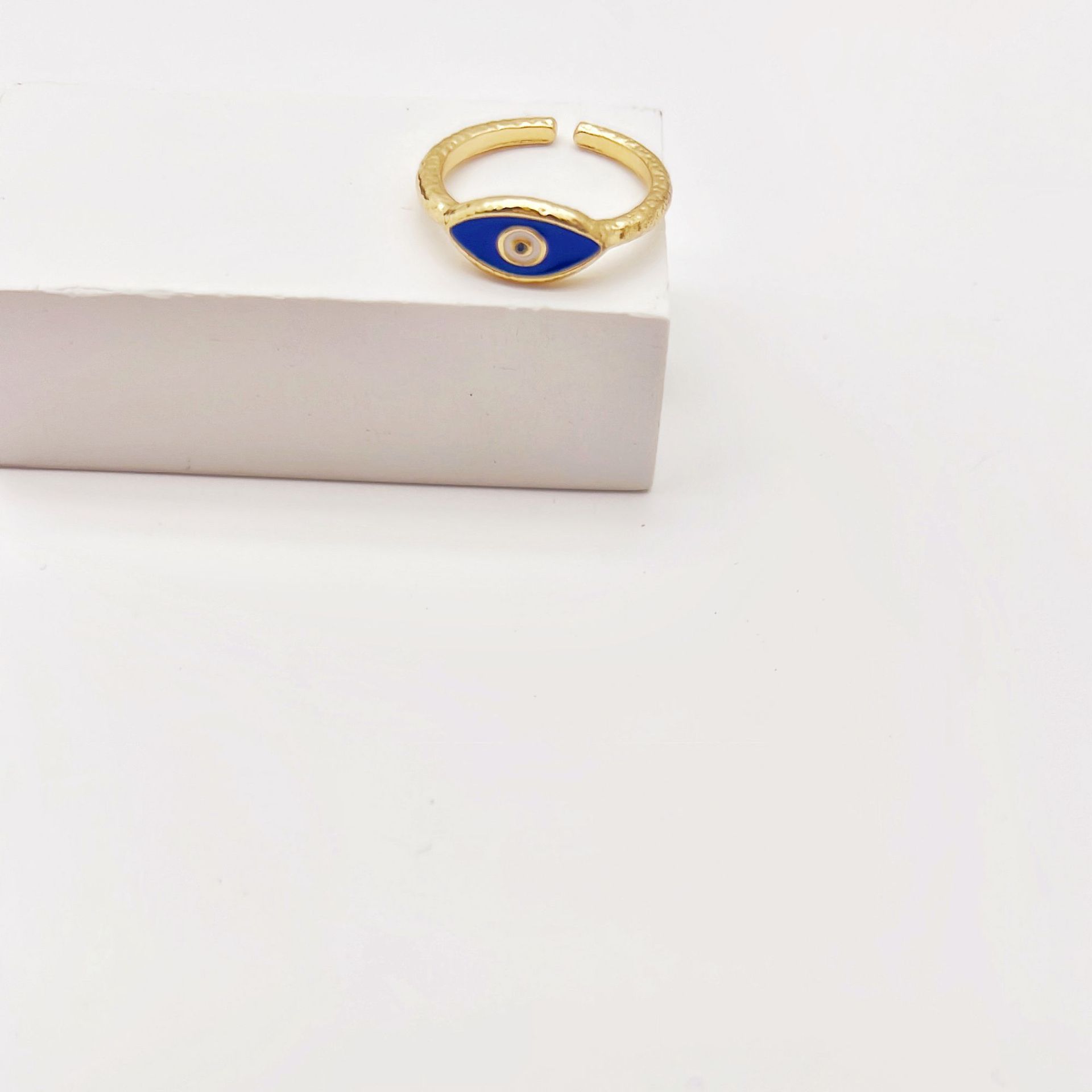 INS Style Devilu0027S Eye Alloy Plating Womenu0027S Open Ring 1 Piece