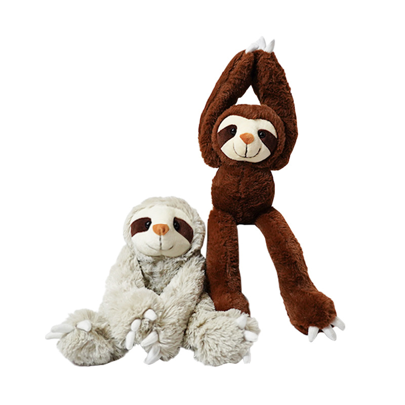 Transfronteriza Amazon en stock perezoso cortina hebilla de dibujos animados muñeca Correa magnética felpa juguete bosque animal muñeca