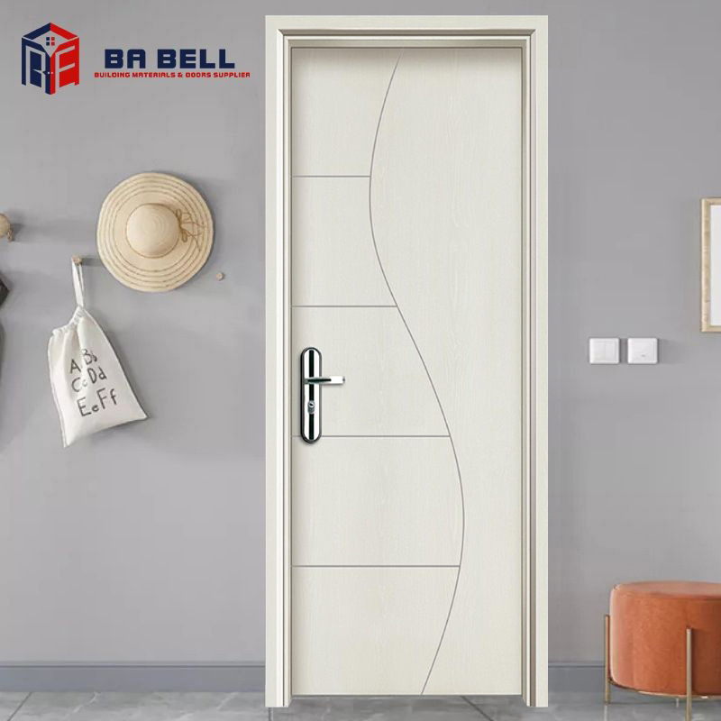 木塑门树脂高分子转印烤漆门酒店客房公寓防水防潮防白蚁WPC门