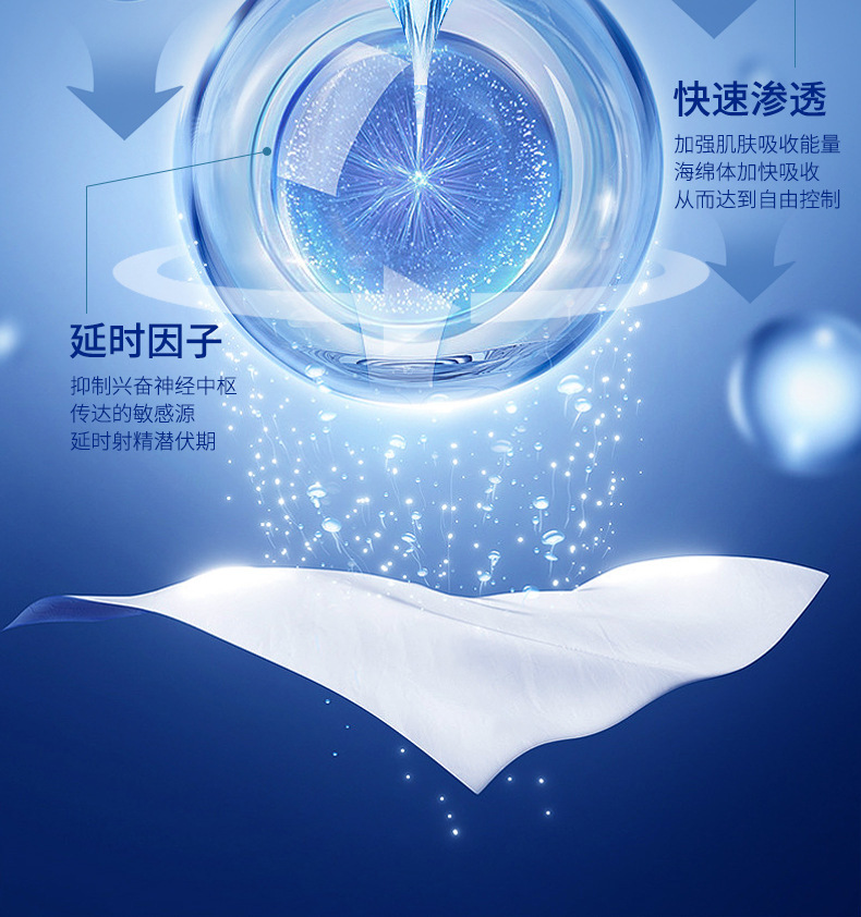 Jiaoyue Delay Wipes Single-Use Men’s Lasting Wipe for Convenient Carry — detail image 3