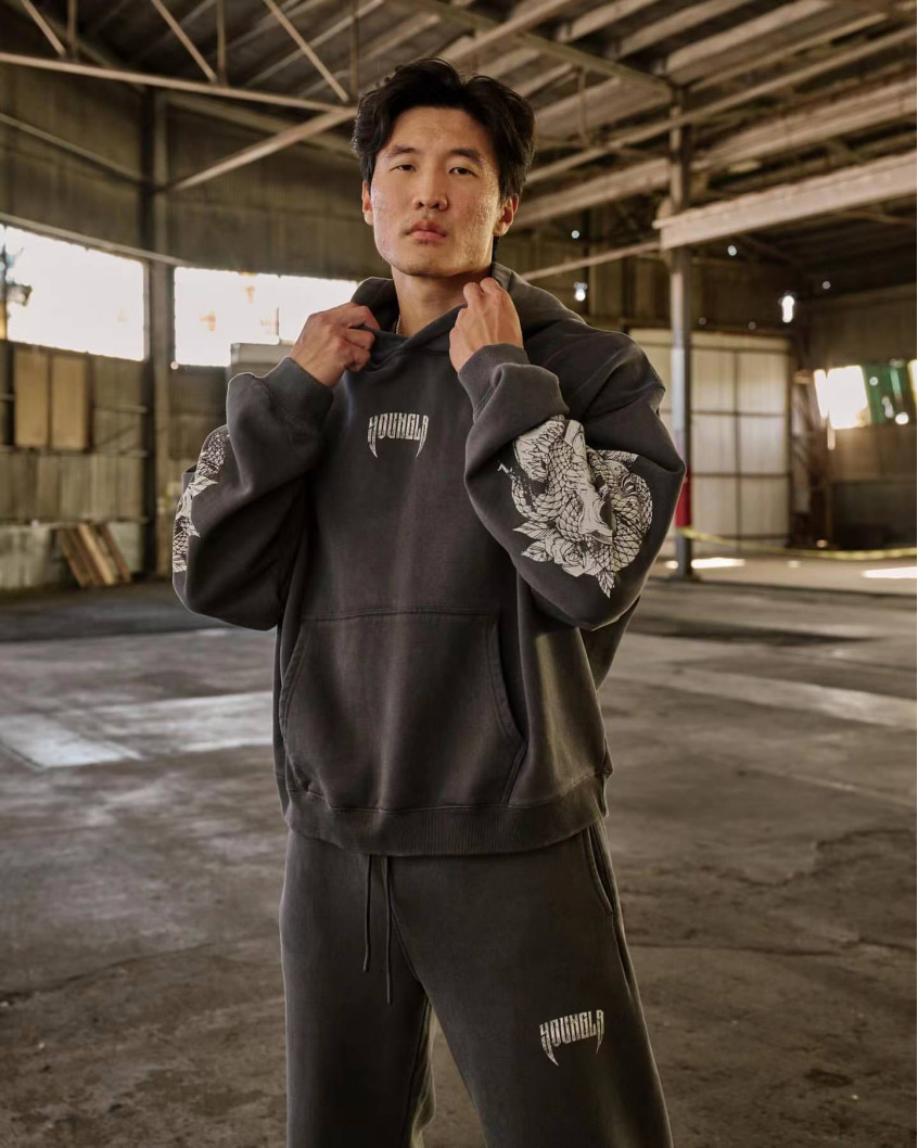 Ropa para hombre, trajes casuales de moda, nuevos otoño e invierno, sudaderas deportivas y pantalones deportivos para hombres y mujeres, trajes de dos piezas_voghion.com