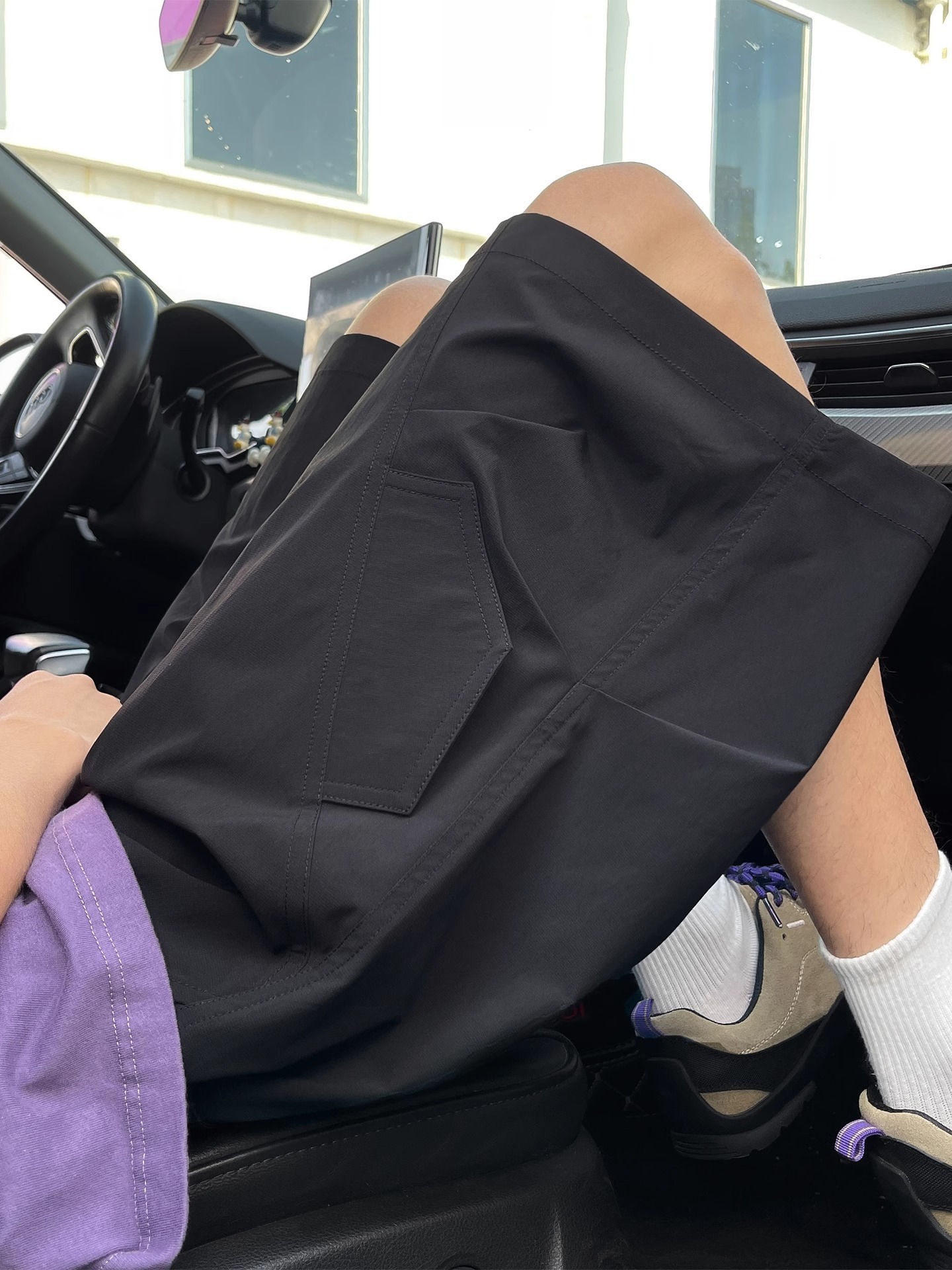 Ice Silk Breathable Quick-dry For Men And Women, Summer Thin Trendy Brand Five-point Beach Shorts, Outdoor Sports Casual_viptrois.com