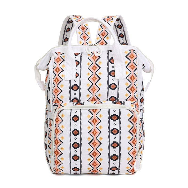 Inventario transfronterizo de venta en caliente bohemia estilo europeo y americano cremallera para salir mochila de ocio de mujer bolso de mamá