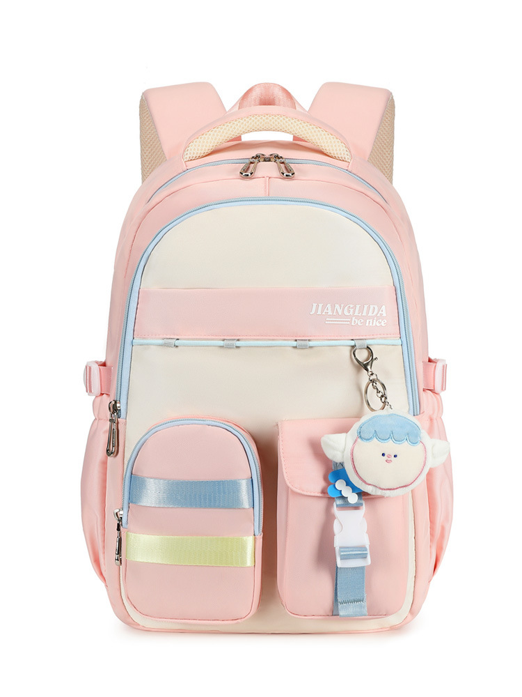 Mochila escolar para estudiantes de secundaria nueva para mujer con bolsa de matrícula