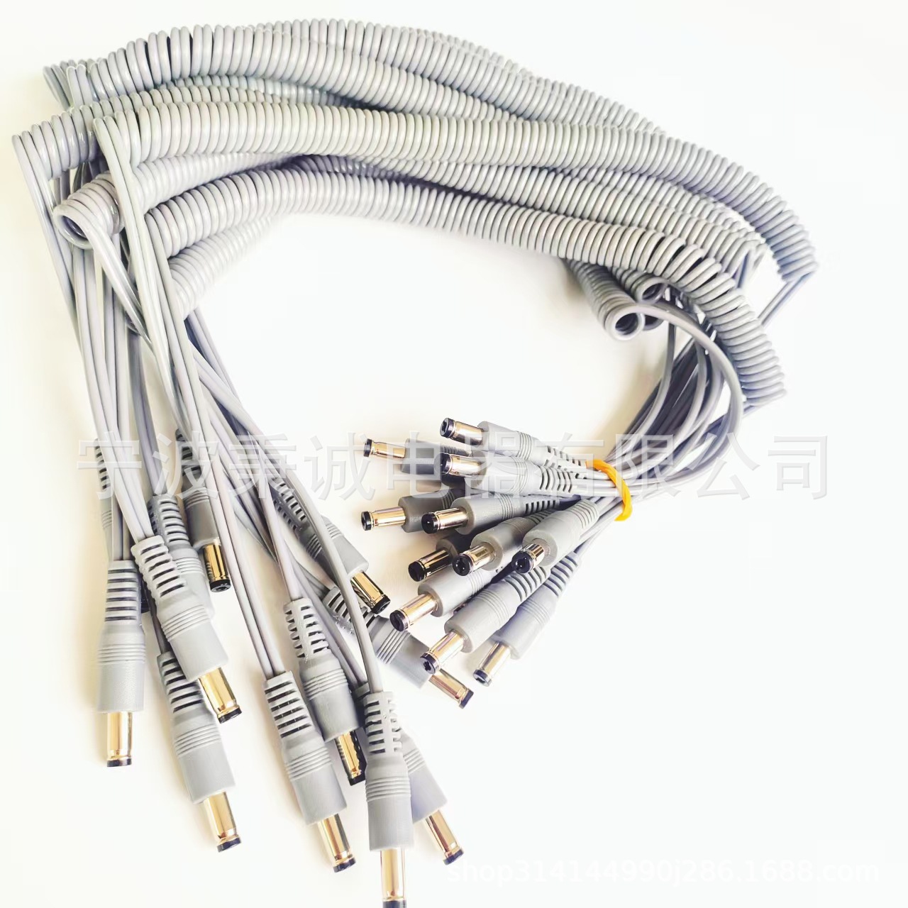 批发灰色美甲打磨机手柄线雕刻机手柄弹簧线双头5521DC弹簧线