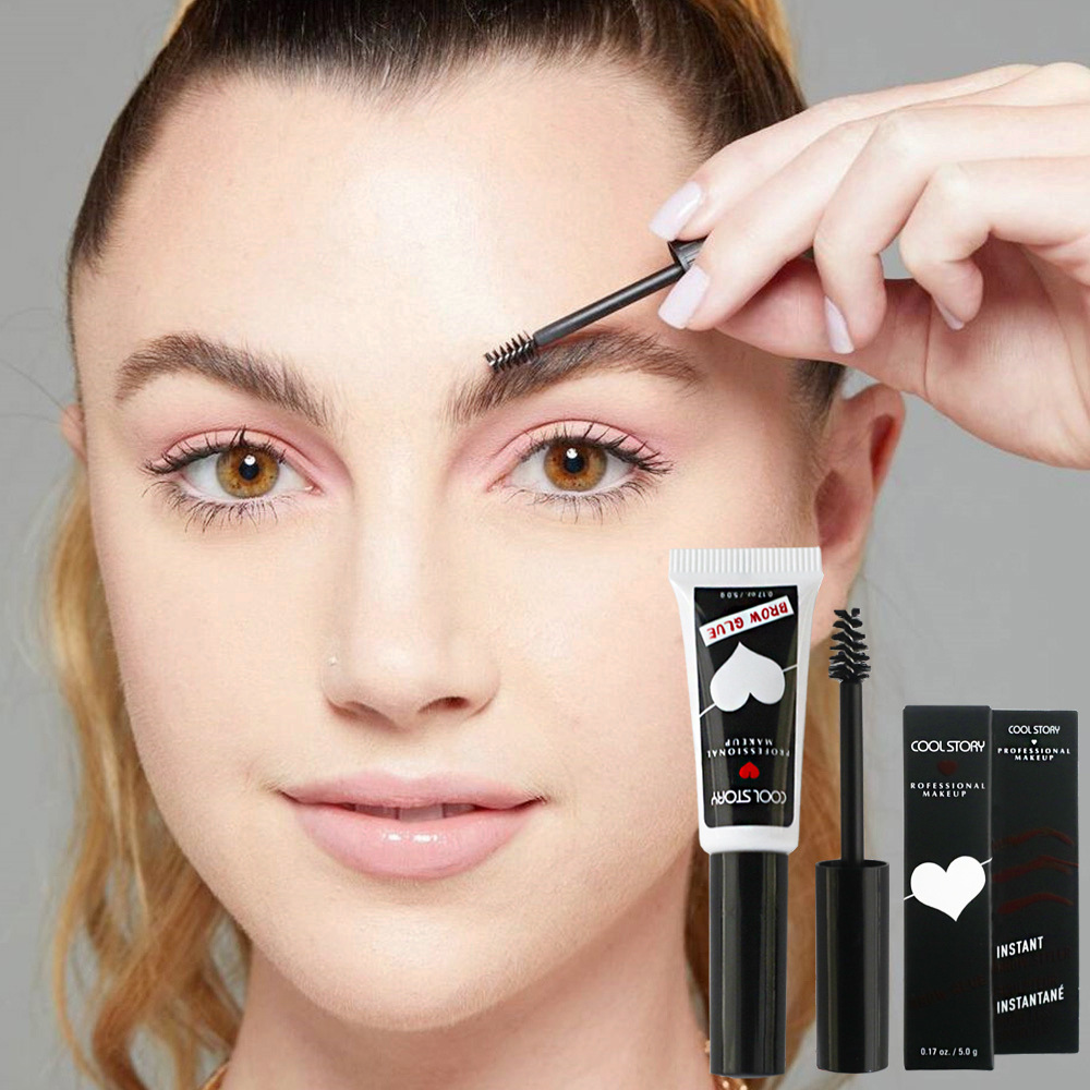 Cross-border eyebrow shaping glue transparent brow gel Eyebrow glue wild eyebrow cream shaping Item Picture
