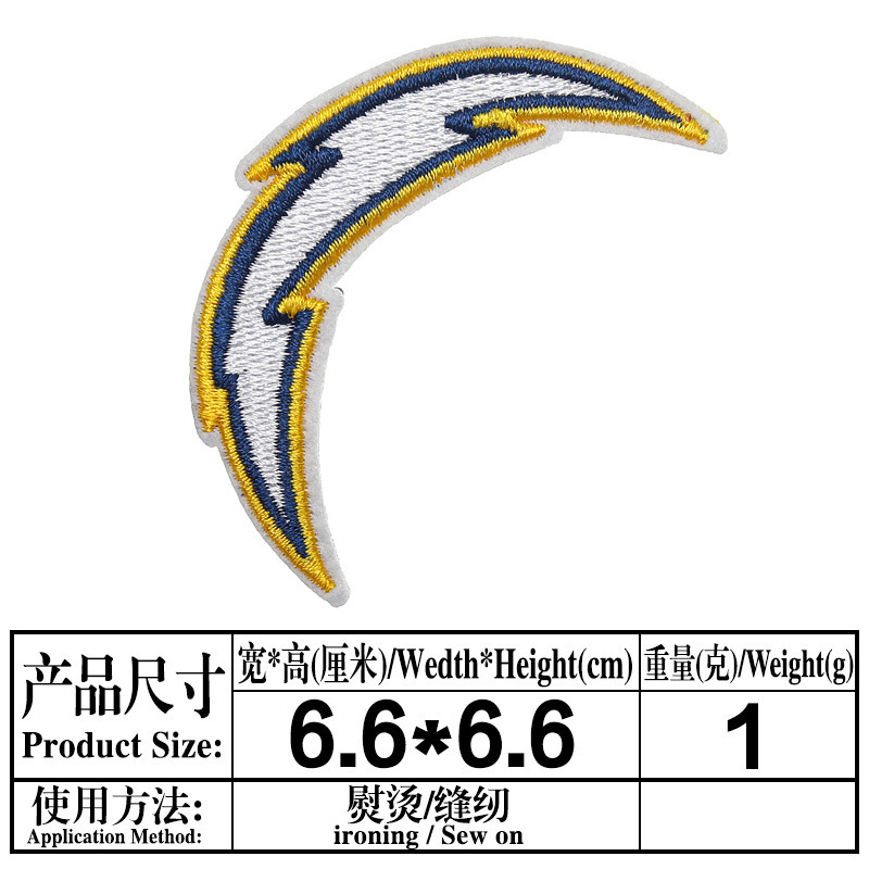 NFL アメリカンリーグとナショナルリーグの 32 チームのロゴ、チームエンブレム、コンピュータ刺繍ラベル、刺繍布パッチ、粘着アイロン接着剤|undefined