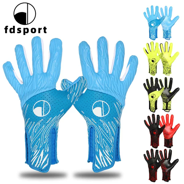 Feidun Yu Series 20.0 Goalkeeper Gloves, Breathable, Non-Slip, 4mm Latex, No Finger Protection, Special for Competition and Training