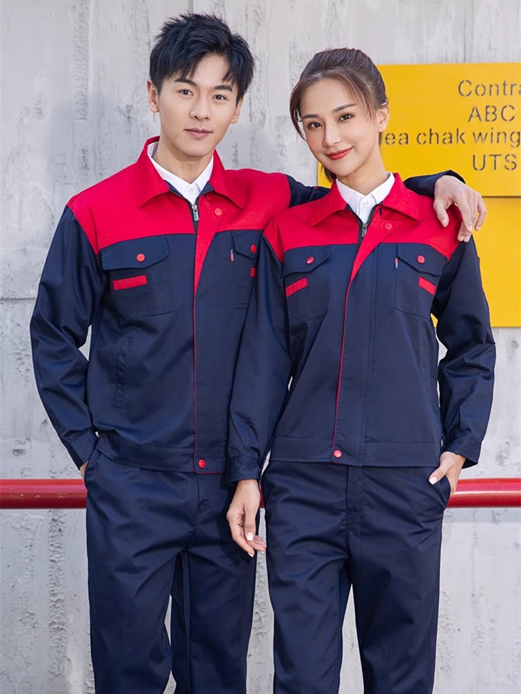 Primavera y otoño hombre manga larga engrosado desgaste taller de reparación de automóviles ingeniería de fábrica de ropa de protección laboral personalizada