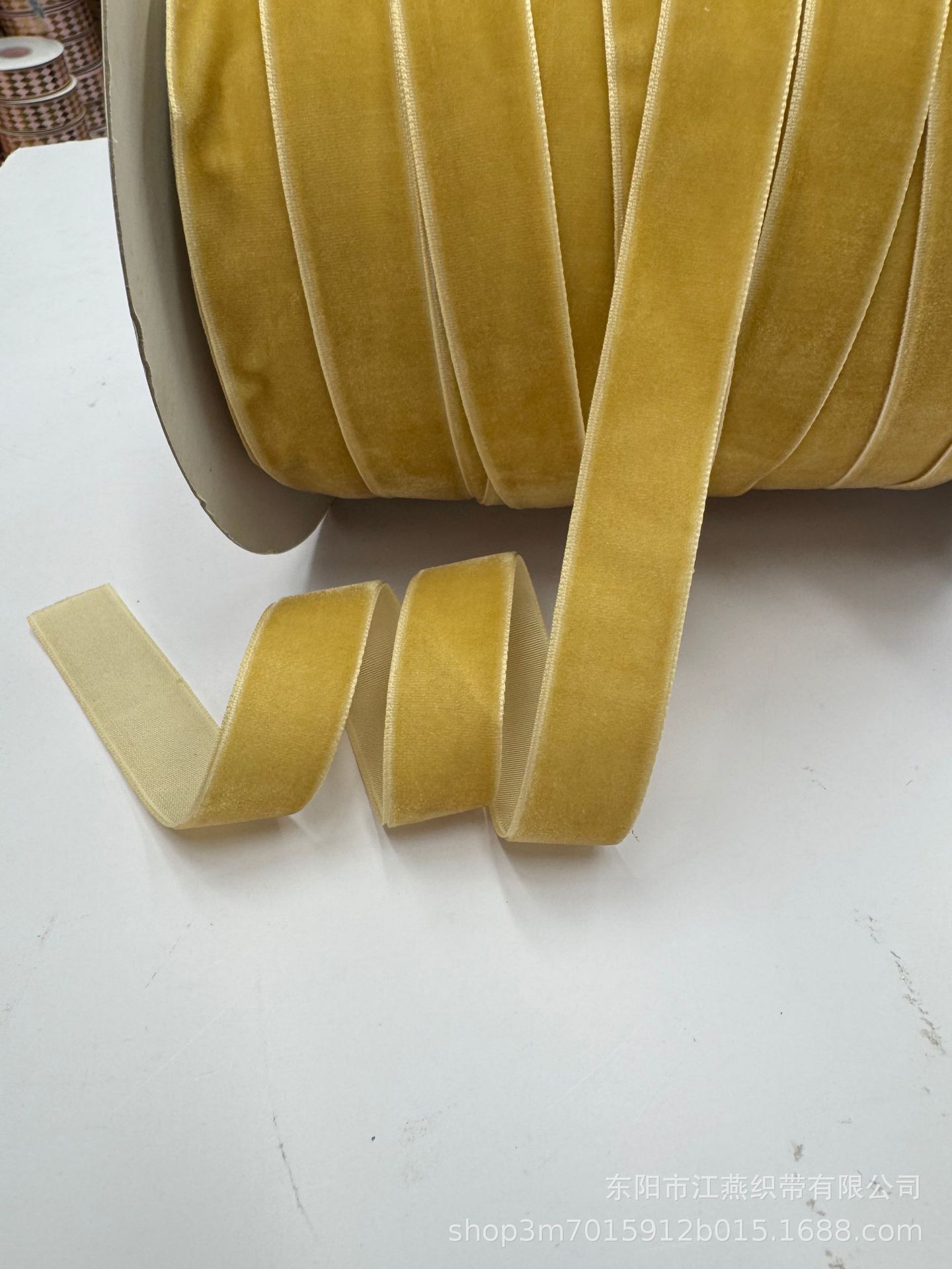 Cinturón de flocado spot unilateral cinta de lana de doble cara cinta de lana 2CM2.5cm spot al por mayor cinta de lana de color accesorios de ropa