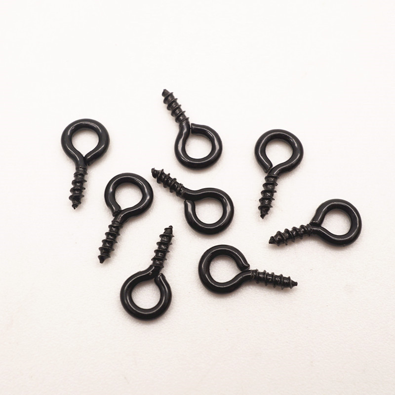 100 unids/pack accesorios de joyería hechos a mano ovejas cuerno uñas autorroscantes tornillo ovejas ojo uñas galvanoplastia oveja ojo aguja