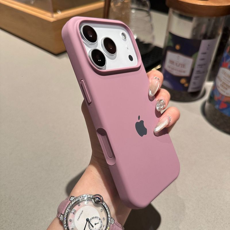 大视窗液态硅胶一体AI按键适用iPhone17/手机壳17pro纯色16磨砂15|undefined