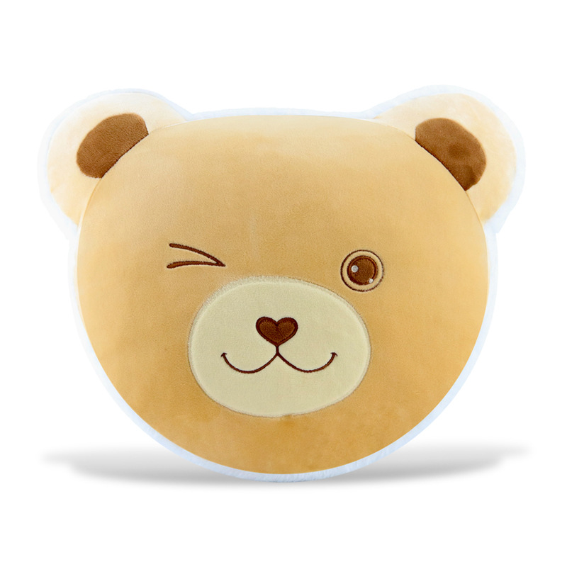 泰迪熊毛绒抱枕熊熊玩偶靠枕汽车靠垫家用卡通沙发枕头LOGO定制