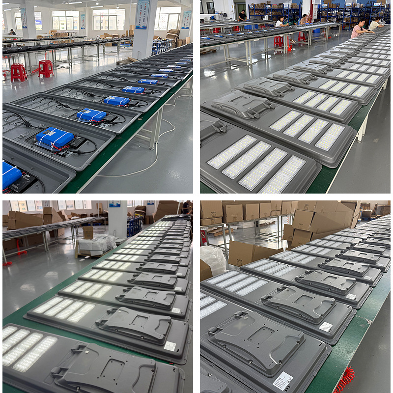 LED resalte módulo lámpara de calle ángulo ajustable interruptor de inducción lámpara solar al aire libre patio integrado lámpara de calle