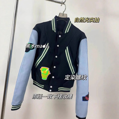 美式vibe高街短款棒球服外套男款时尚百搭简约新款潮流ins无品牌