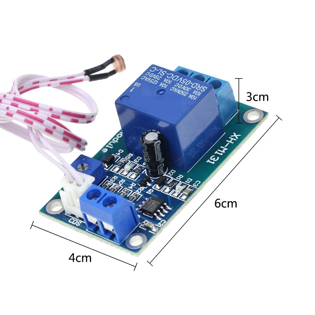 Оптовая продажа XH-M131 фоторезистор яркость модуль автоматического управления 5V 12V 24V свет реле управления светом