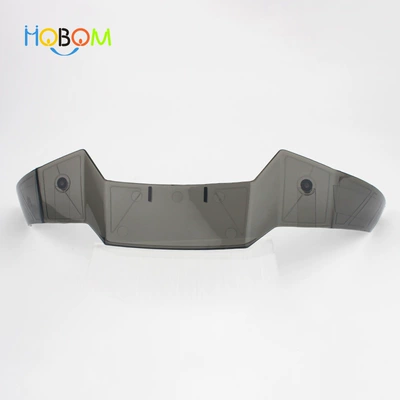 Motorcycle Helmet Modification Accessories Air Spoiler Suitable for Icon Airflite Ghost Face Helmet Tail Wing (Dəbilqə (Kaska) aksesuarları) - dark-gray