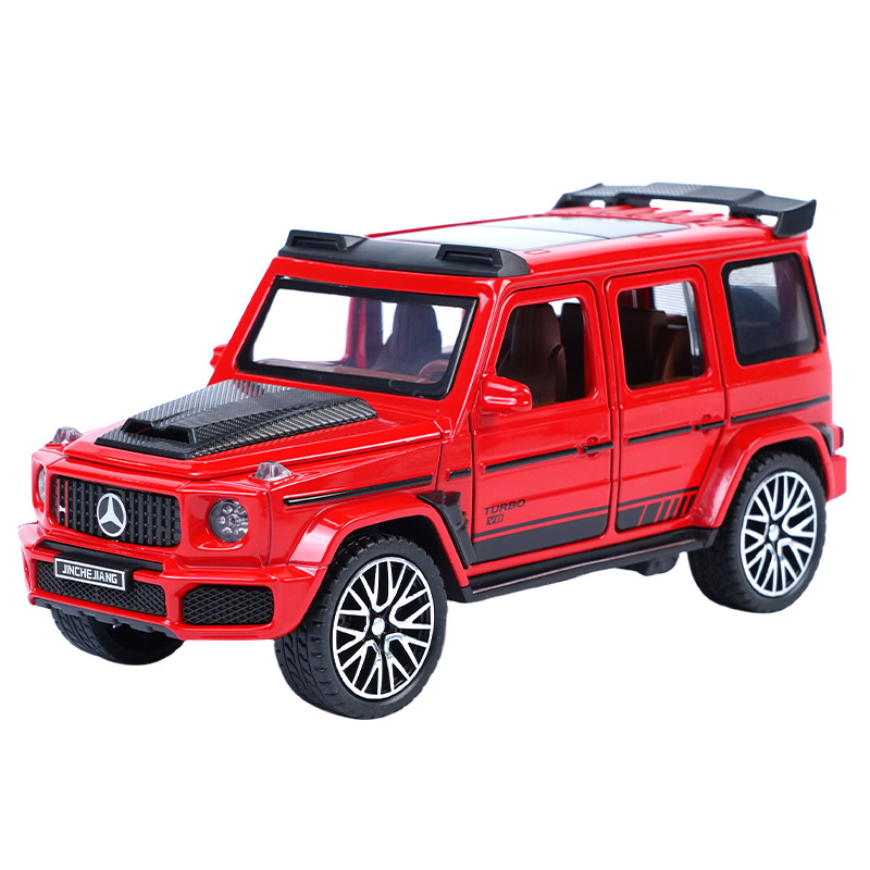 Lijiaxin aleación coche modelo 1:32 Babos G800 vehículo todoterreno tire del coche de juguete con música modelo adornos