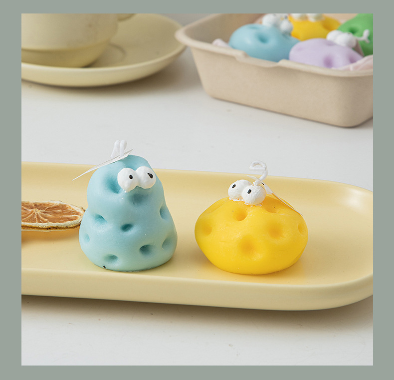 芝士兄弟香薰蜡烛伴手礼芝士蜡烛ins创意家居摆饰套装跨境蜡烛详情13