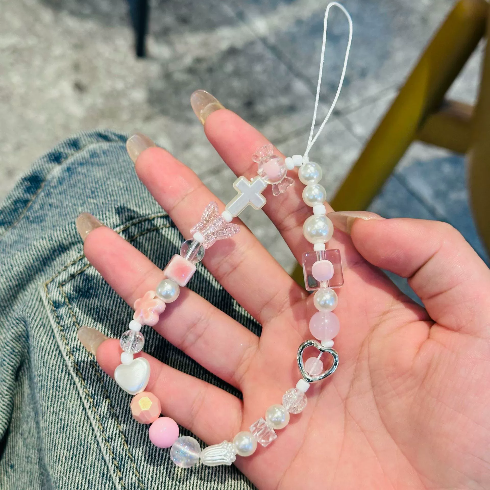 Розовый вишневый цвет металлический любовный ccd фотоаппарат ручной веревкой