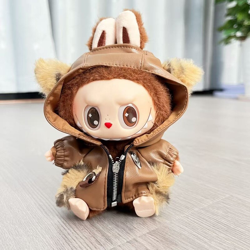 一二三代钥匙扣Labubu衣服挂件拉布布娃衣暗夜小恶魔圣诞万圣节萌|undefined