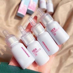 HERORANGE Pure Desire Milky White Marshmallow Small Bottle Lip Glaze Whitening Internet Celebrity Long-lasting Matte Velvet Lip Mud