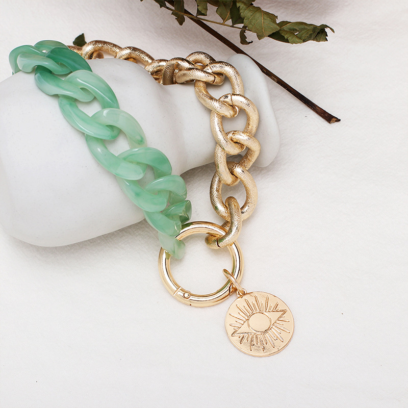 wholesale acrylic color matching necklace Nihaojewelry