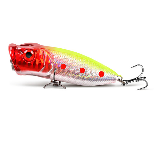 Floating simulation artificial bait lure surface hard bait for bass freshwater lure fishing gear wave-popping lure colorful