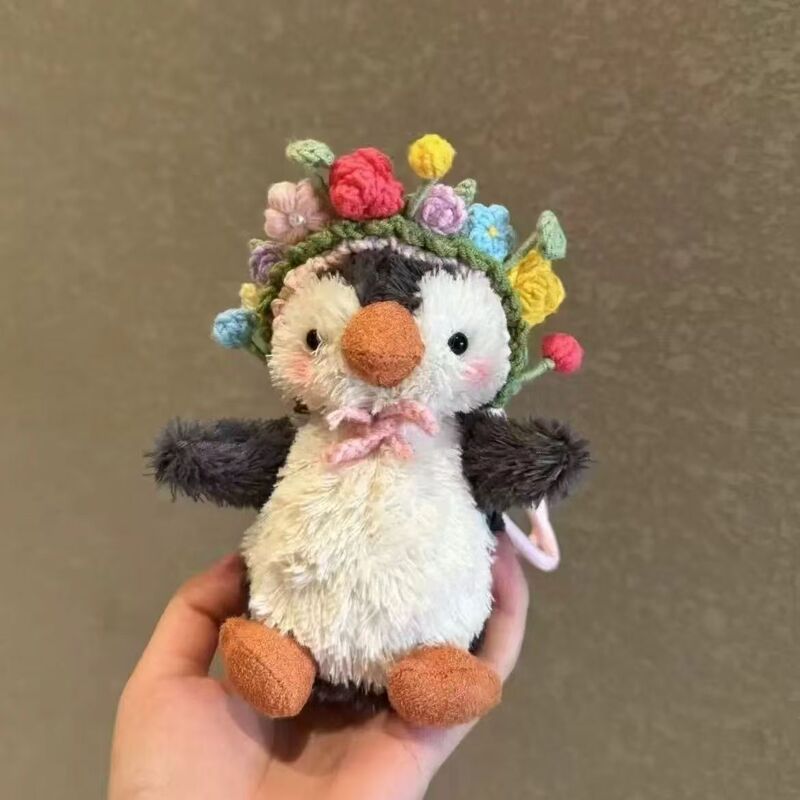 シャイピーナッツペンギンぬいぐるみペンダントバッグペンダント漫画かわいいぬいぐるみキーホルダークリエイティブギフト|undefined