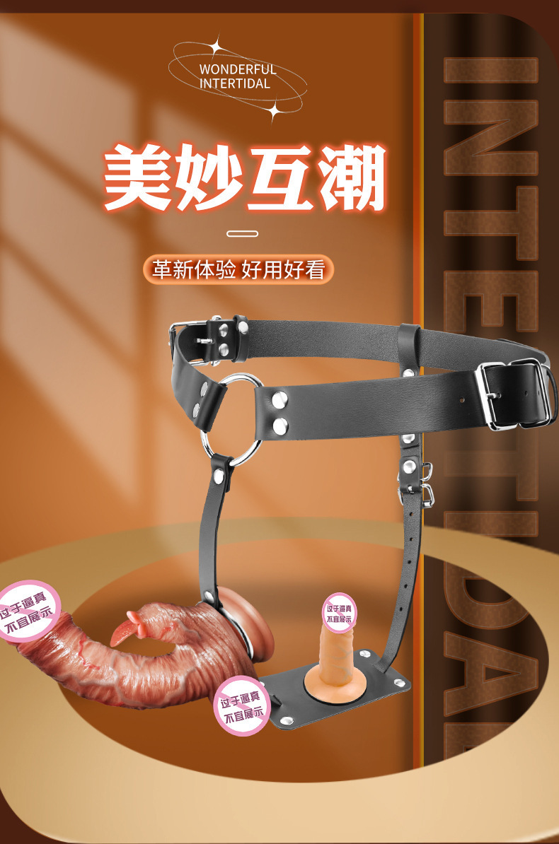 Wearable Silicone Dildo for Women, Soft TPE, Realistic Shaped, Adult Use — detail image 1