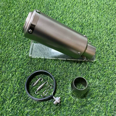 Motorcycle exhaust pipe barrel SC series ZX4R - 89-round-titanium-band-strip-51mm
