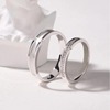 Wedding ring for beloved suitable for men and women, silver 925 sample