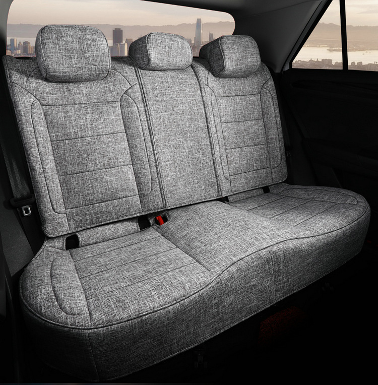 Suitable for Volkswagen Tanyue five-seat SUV linen special car seat cushion for all seasons all-inclusive simple interior seat cover