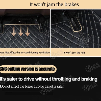 Modelə uyğun ayaqaltı Non-Slip, Wear-Resistant, Full-Coverage Car