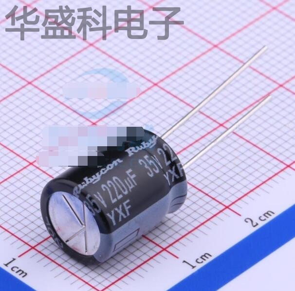 35YXF220MFFC10X12.5 描述 220uF 35V 引线型铝电解电容 厂家直销