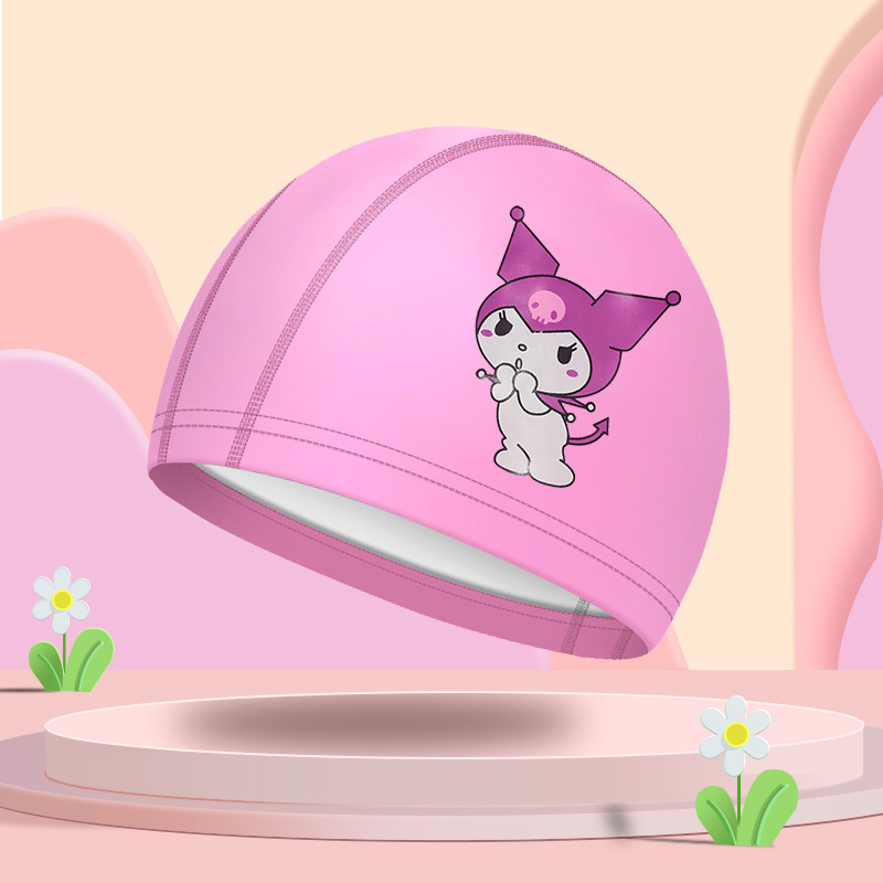 Pink Elf (PU children's swimming cap)