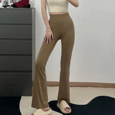 yoga Bell-bottoms Paige Hip Show thin Sports pants Bodybuilding leisure time dance Broad leg trousers