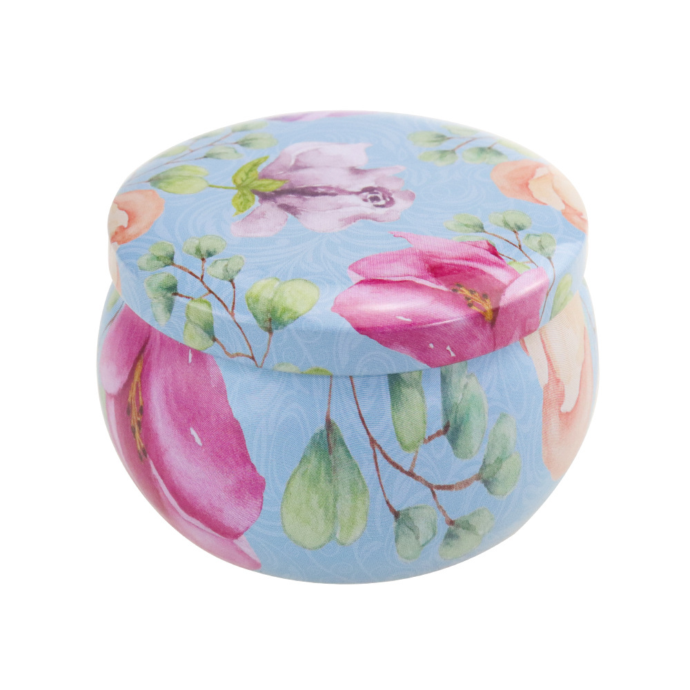 Venta al por mayor de fábrica: Tarro de hojalata de estilo étnico de 4.4 oz con forma de barriga grande para sirope de pera, dulces, té, velas aromáticas y almacenamiento de alimentos. image 30