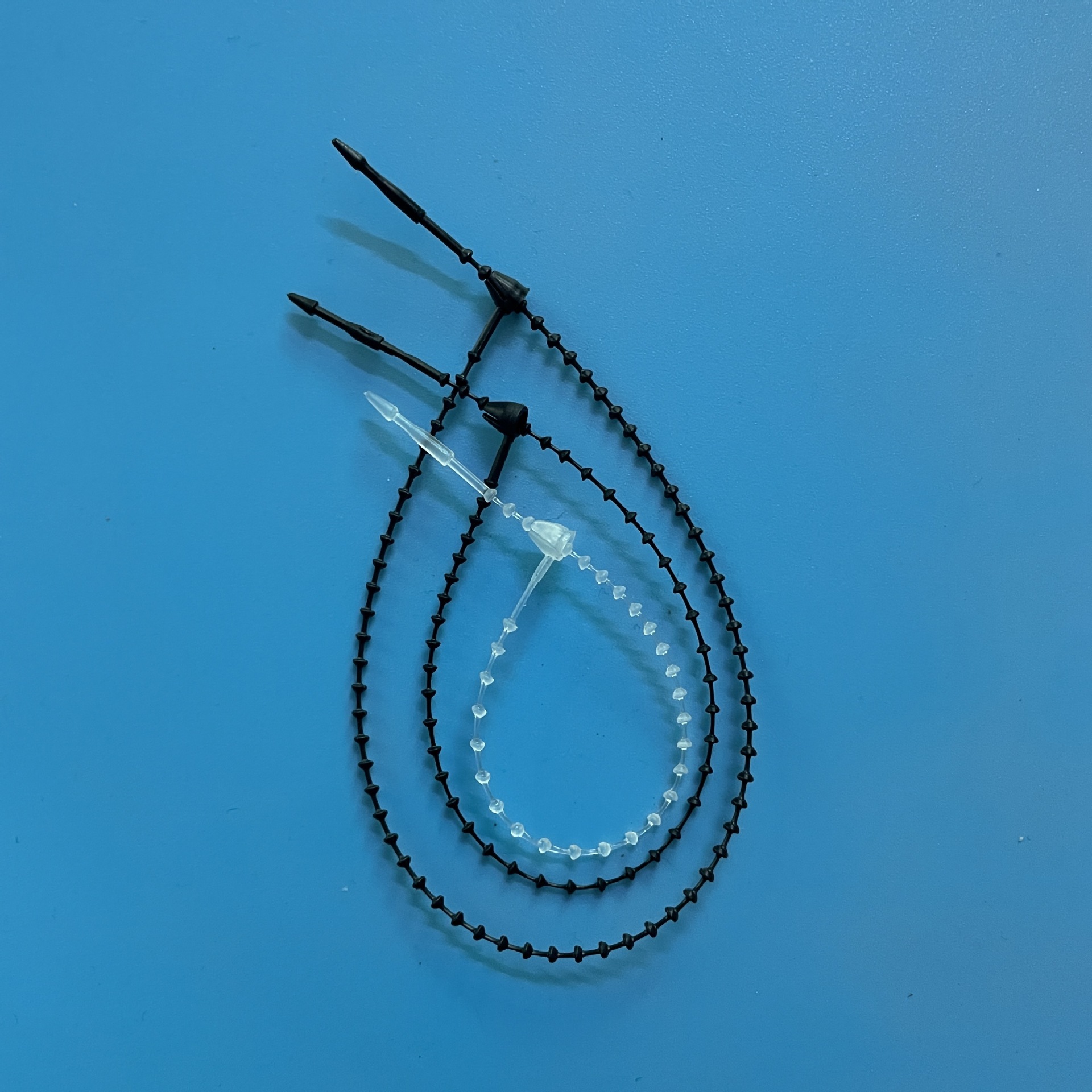 产销价优 珠型子母扣 尼龙珠带 珍珠索挂绳胶针 珠帘吊绳